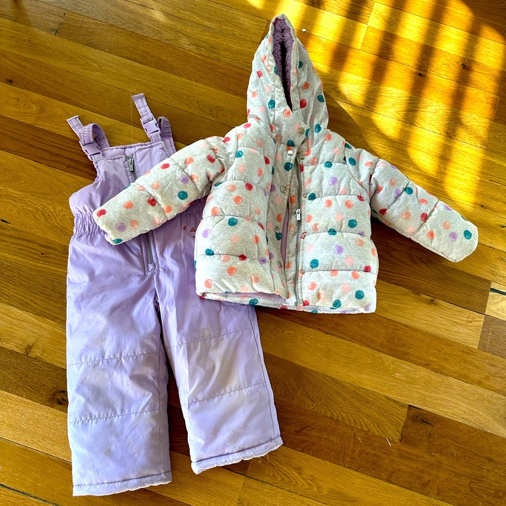 Girls winter Bib set! Size 3T